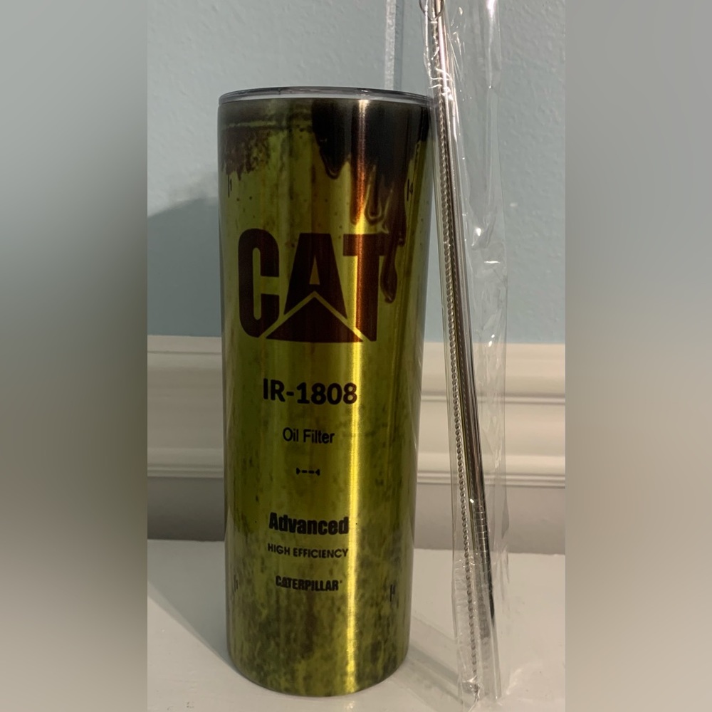 Catepillar Custom 20oz Skinny Tumbler Insulated Cup